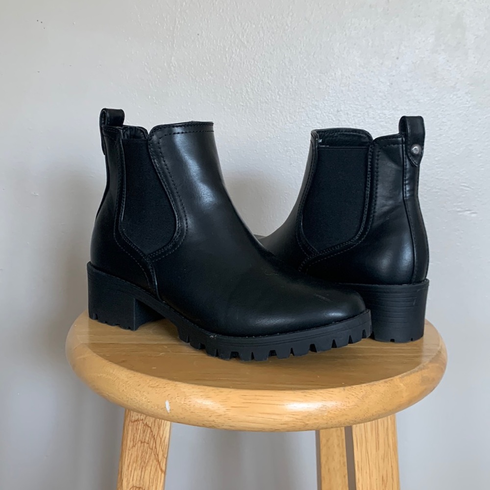 black boots